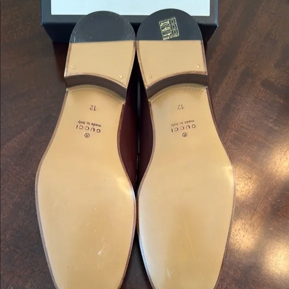 Gucci Men's Brown Leather Loafers / Dress Shoes - Picture 4 of 5